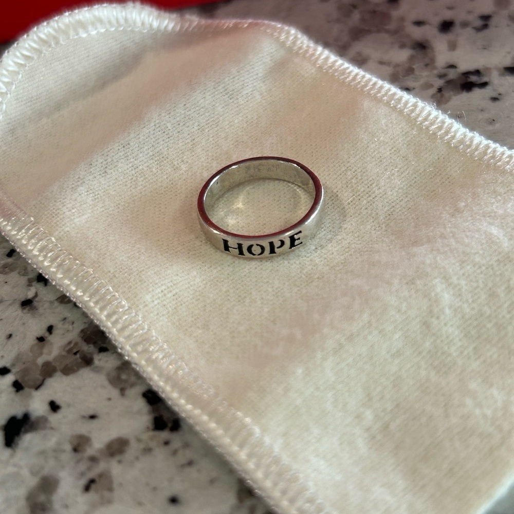 Silver 'Hope' Ring